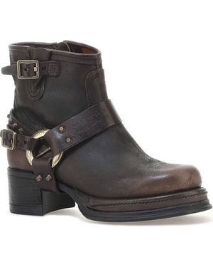 A.s.98 Carter Moto Boot - Black