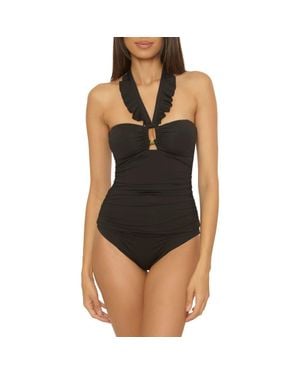 SOLUNA Sun Goddess Tankini Top - Black