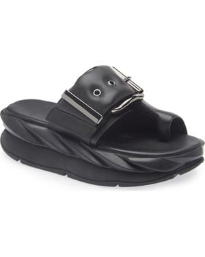 4Ccccees Mellow Glow Platform Sandal - Black