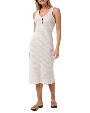 Travis Mathew Beach Club Cover-Up Midi Dress - White