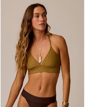 Carve Designs Dahlia Compression Top D-Dd Cup - Brown