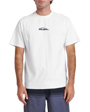 Quiksilver Jungle Cat Oversize Graphic T-Shirt - White