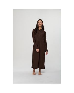 By Tess Collection Fallon Dress - Brown