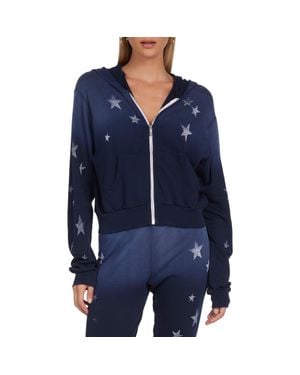 Lauren Moshi Lachelle Vintage Stars Hoodie - Blue