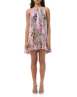 AFRM Colette A-Line Minidress - Red