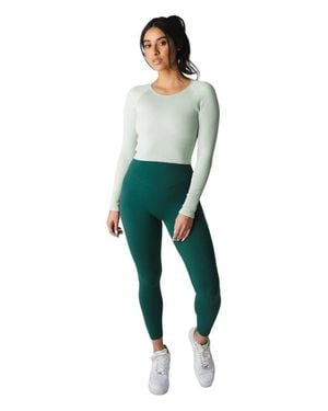 Vitaly Synergy Open Back Long Sleeve - Green