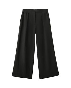 Mango Straight Leg Pants - Black