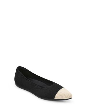 VIVAIA Aria 5º Pointed Toe Flat - Black