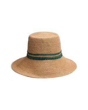 Rag & Bone Jade Packable Raffia Bucket Hat - Natural