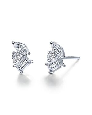Lafonn Prismatic Simulated Diamond Stud Earrings - Metallic