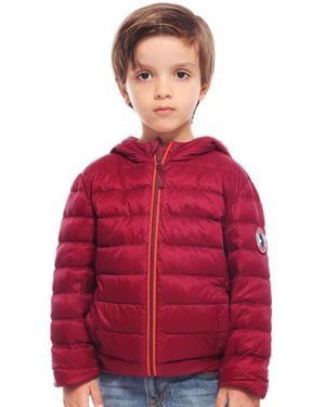 Rokka&Rolla Kids' Ultra Light Packable Down Jacket - Red