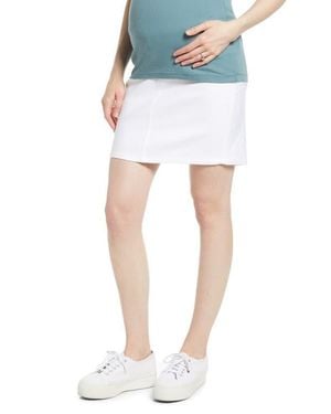 ANGEL MATERNITY Denim Maternity Skirt - Blue