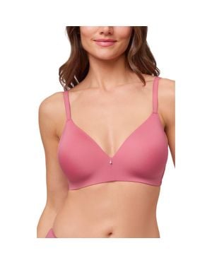 Montelle Intimates Wireless Convertible T-Shirt Bra - Pink