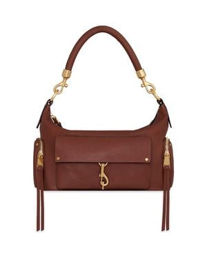 Rebecca Minkoff Mab Leather Shoulder Bag - Brown