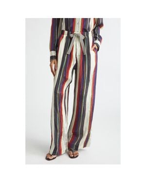 Christopher John Rogers Morris Stripe Crinkled Pants - Multicolor