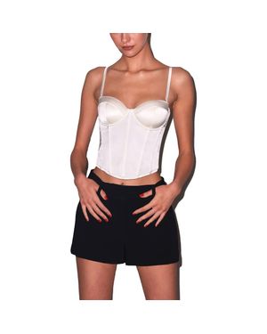 Fleur du Mal Hamptons Bustier - White