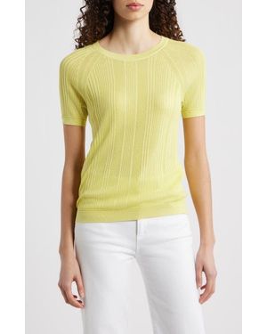 Rag & Bone Teresa Rib T-Shirt - Yellow