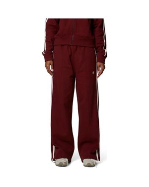 Good For Nothing Emblem Sport Tracksuit Sweatpants - Red