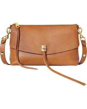 Rebecca Minkoff Darren Leather Crossbody Bag - Brown