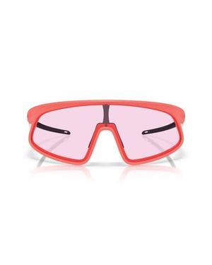 Oakley 49Mm Rslv Prizm Rectangle Sunglasses - Red