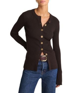 Madewell Longline Cardigan Jacket - Black