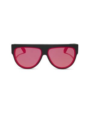 DIFF Georgie 58Mm Gradient Shield Sunglasses - Pink