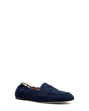 Stuart Weitzman Bryant Leather Loafer - Blue