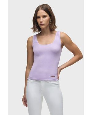 Hudson Jeans Scoop Neck Tank - Purple