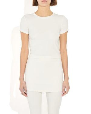 The Park Lia Short Sleeve Tee - White