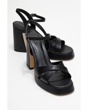 Forever & Always Shoes Yvonne Platform Sandals - Black
