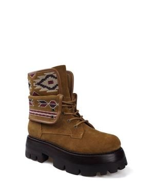 Zigi Tenisha Platform Bootie - Brown