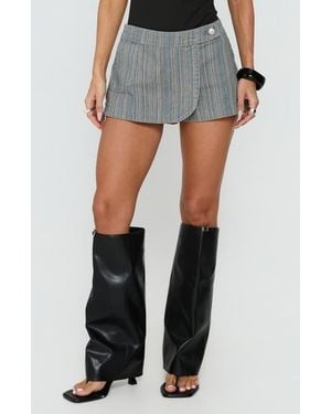 Princess Polly Lifetimes Micro Skort - Blue