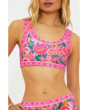 Beach Riot Francis Bikini Top - Pink