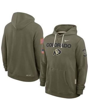 Nike Colorado Buffaloes 2025 Military Appreciation Dri-Fit Hoodie - Green