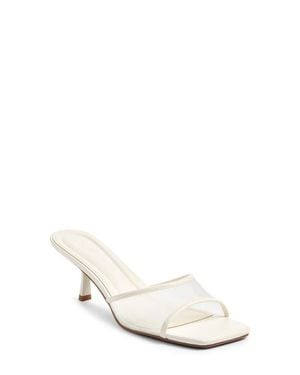 Open Edit Charlie Heeled Sandal - White