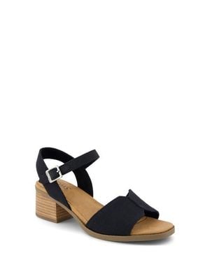 TOMS Eloise Heeled Open Toe Sandal - Black