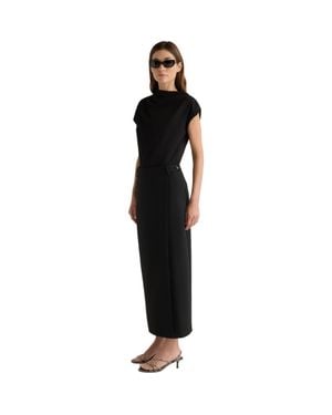 MODERN CITIZEN Kenny Asymmetric-Neck Tee - Black