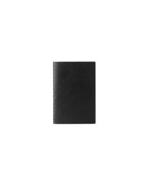 EZRA ARTHUR Leather Notebook - Black