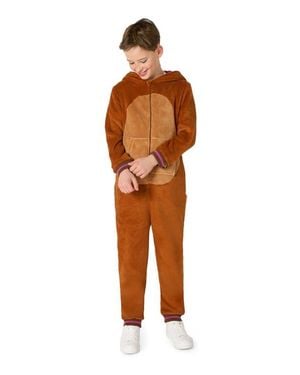 Opposuits Kids' Walrus One Piece Hooded Jumpsuit - Orange