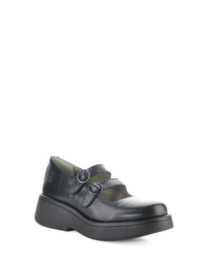 Fly London Mily Mary Jane Flat - Gray