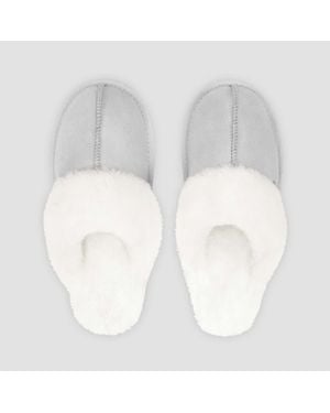 Toga Amanda Sheepskin Slippers - White