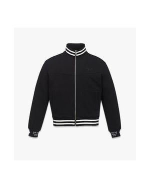 MCM Essential Logo Ponte Track Jacket - Black