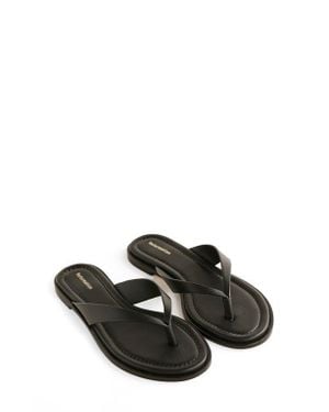 Reformation Jessie Flip Flop - Black