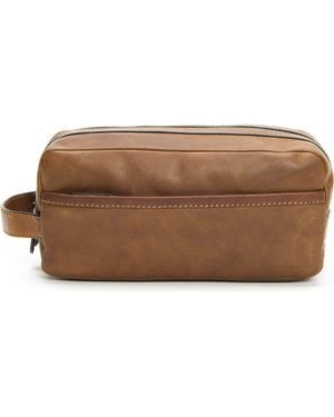 Frye 'Logan' Leather Travel Kit - Brown