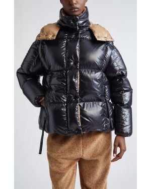 Moncler Parana Down Jacket With Removable Hood - Black