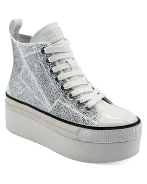 Zigi Carmensa High Top Platform Sneaker - White
