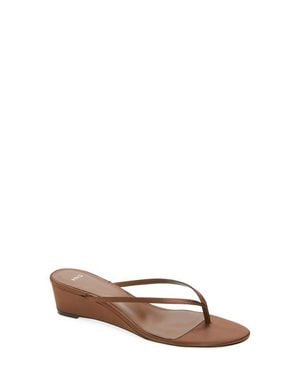 Mango Bombay Wedge Sandal - Brown