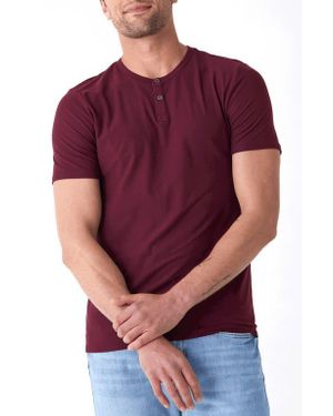 Threads For Thought Frederick Luxe Henley - Purple