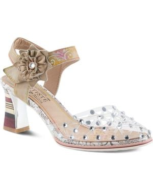 Spring Step Sassylady Ankle Strap Sandal - Metallic