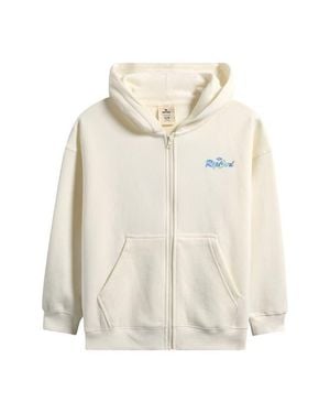 Rip Curl Lay Day Relaxed Fit Cotton Blend Hoodie - Natural